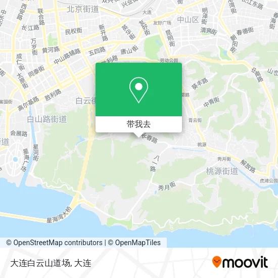 大连白云山道场地图