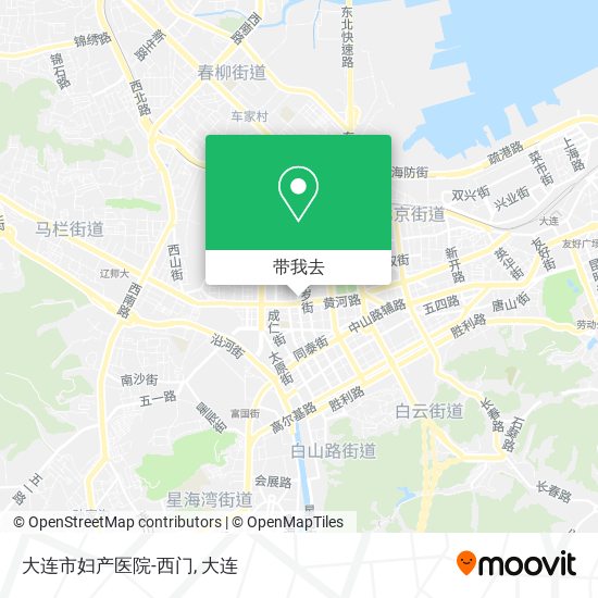 大连市妇产医院-西门地图