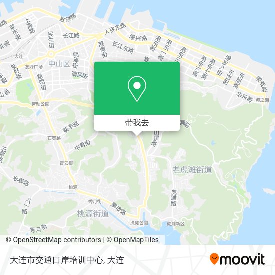 大连市交通口岸培训中心地图