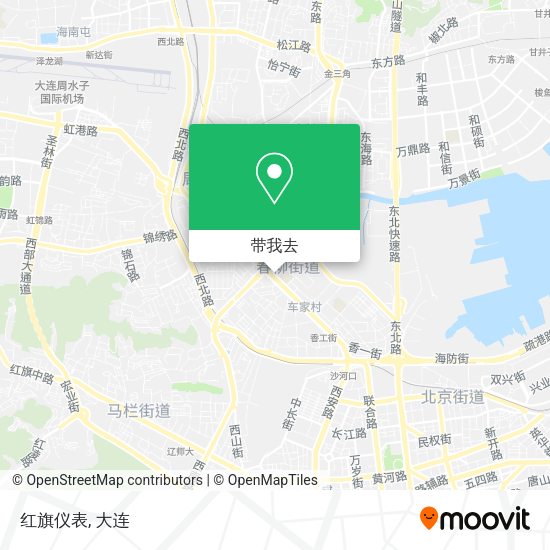 红旗仪表地图