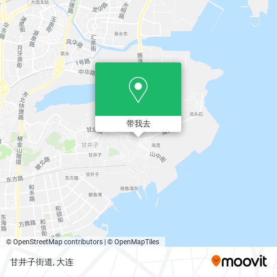 甘井子街道地图