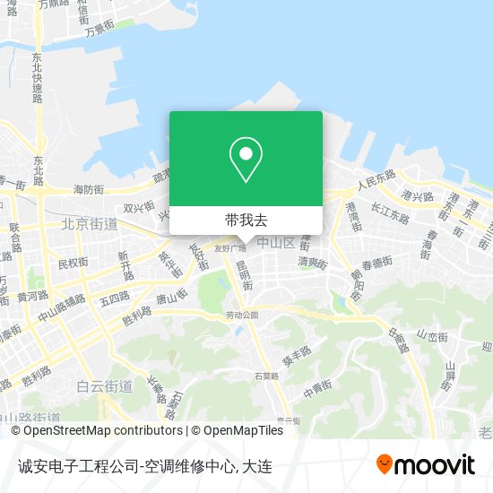 诚安电子工程公司-空调维修中心地图