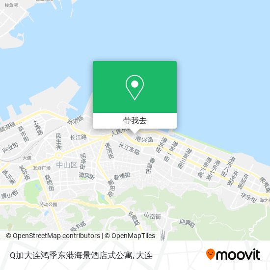Q加大连鸿季东港海景酒店式公寓地图