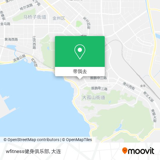 wfitness健身俱乐部地图