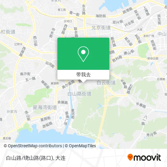 白山路/绕山路(路口)地图