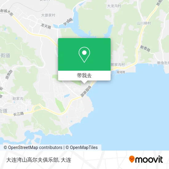 大连湾山高尔夫俱乐部地图