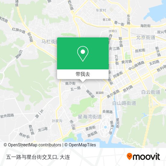 五一路与星台街交叉口地图