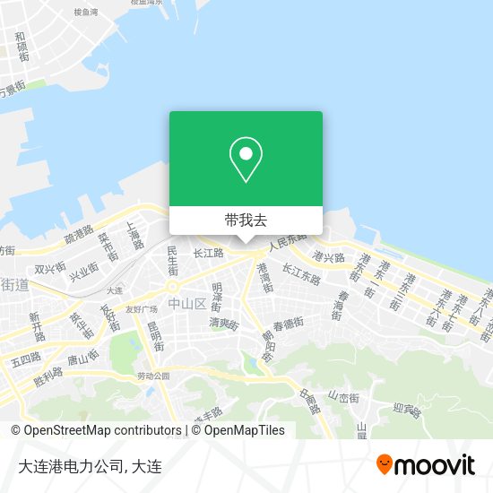 大连港电力公司地图
