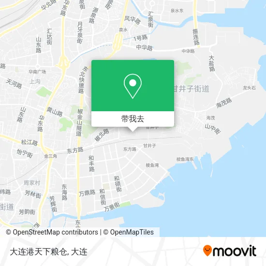 大连港天下粮仓地图