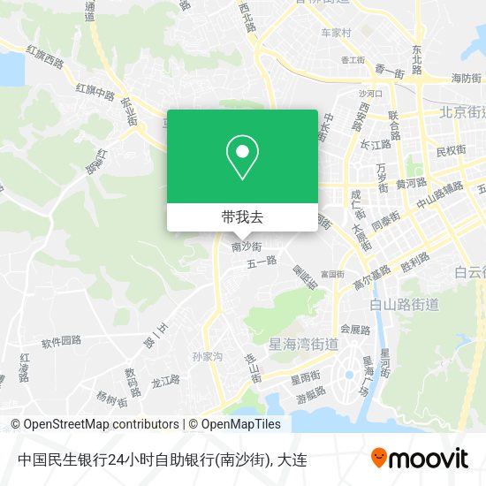 中国民生银行24小时自助银行(南沙街)地图