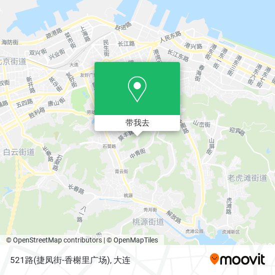 521路(捷凤街-香榭里广场)地图