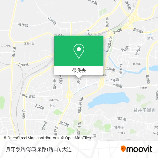月牙泉路/珍珠泉路(路口)地图
