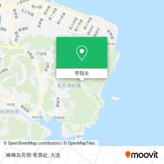 棒棰岛宾馆-售票处地图