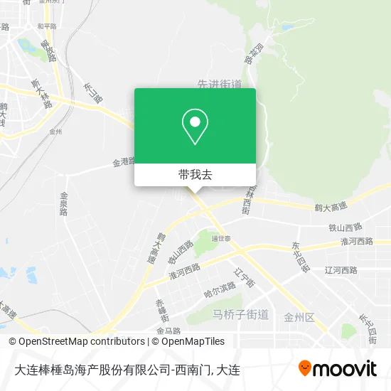 大连棒棰岛海产股份有限公司-西南门地图