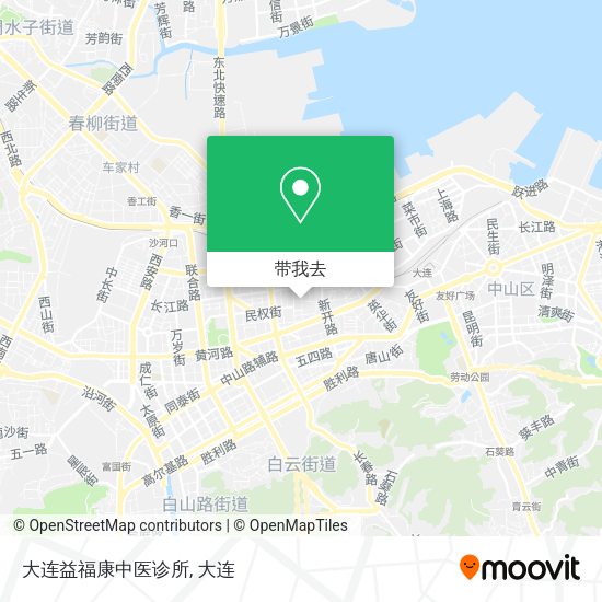 大连益福康中医诊所地图