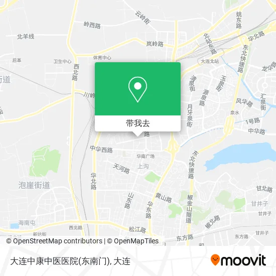 大连中康中医医院(东南门)地图