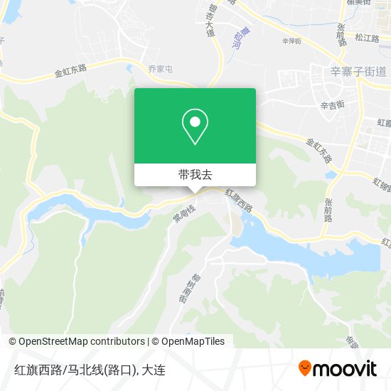 红旗西路/马北线(路口)地图