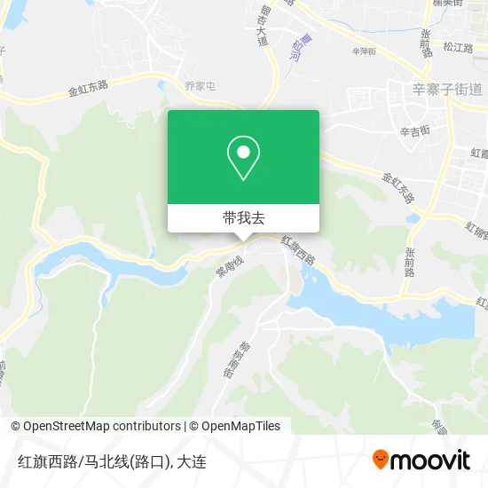 红旗西路/马北线(路口)地图