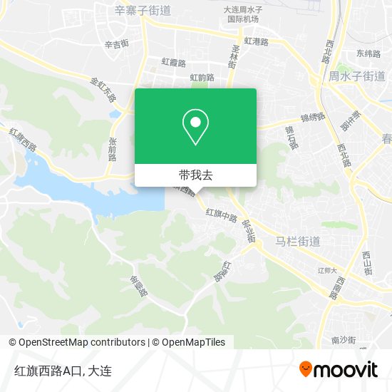 红旗西路A口地图
