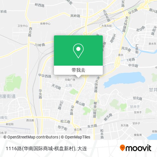 1116路(华南国际商城-棋盘新村)地图