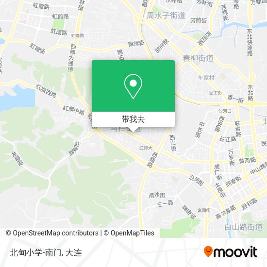 北甸小学-南门地图
