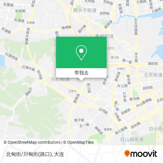 北甸街/川甸街(路口)地图