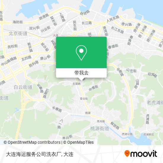 大连海运服务公司洗衣厂地图