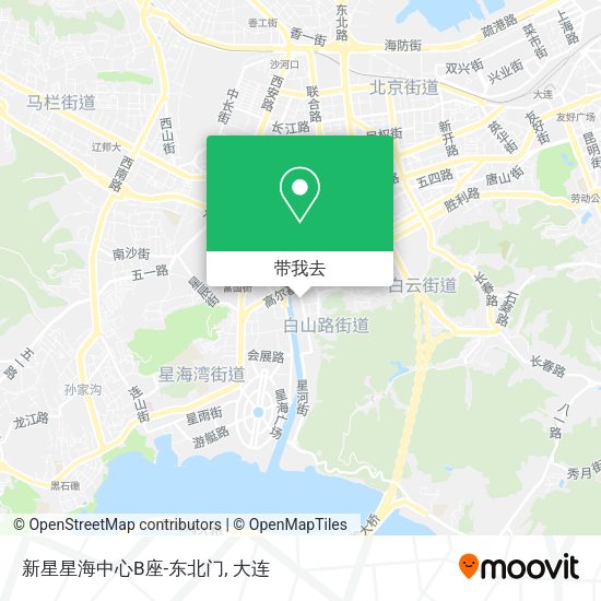 新星星海中心B座-东北门地图