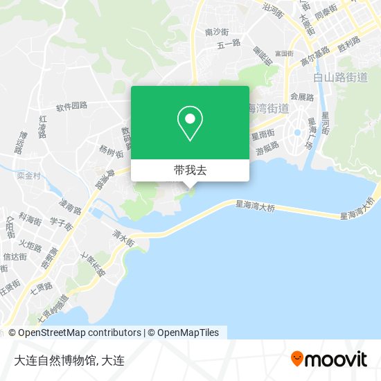 大连自然博物馆地图