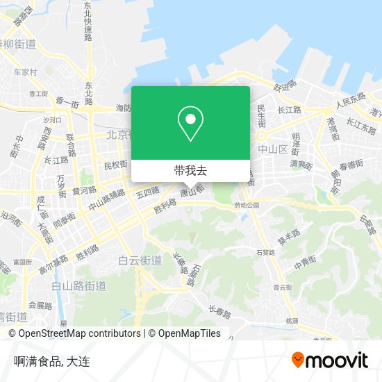 啊满食品地图