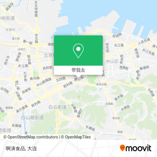 啊满食品地图