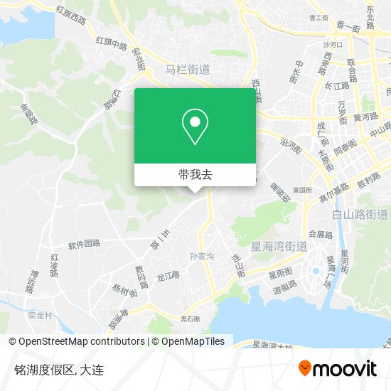 铭湖度假区地图