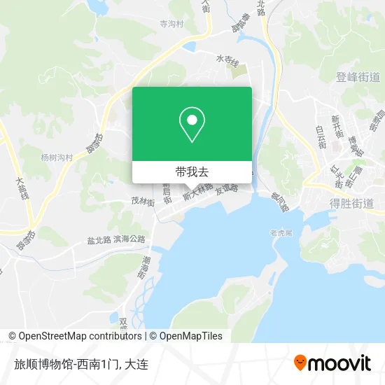 旅顺博物馆-西南1门地图