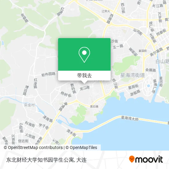 东北财经大学知书园学生公寓地图
