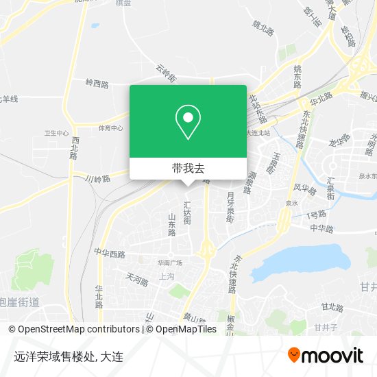 远洋荣域售楼处地图