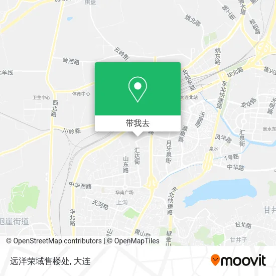 远洋荣域售楼处地图