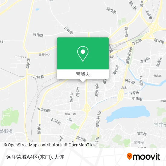 远洋荣域A4区(东门)地图