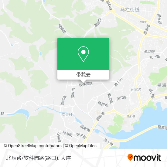 北辰路/软件园路(路口)地图