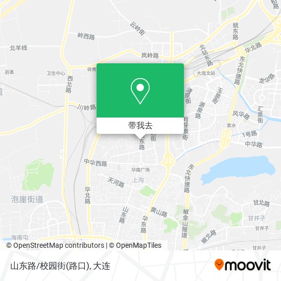 山东路/校园街(路口)地图