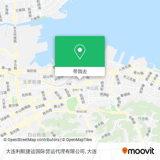 大连利航捷运国际货运代理有限公司地图