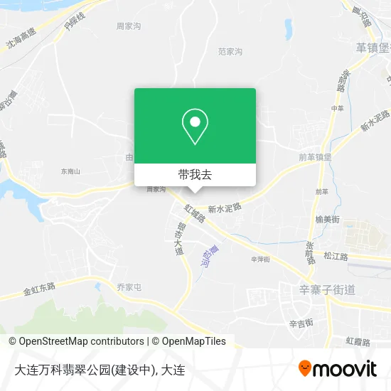 大连万科翡翠公园(建设中)地图