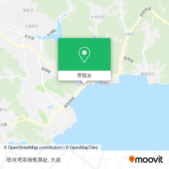 塔河湾浴场售票处地图