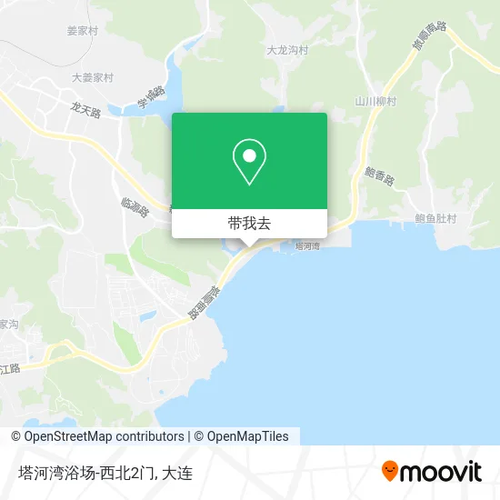 塔河湾浴场-西北2门地图