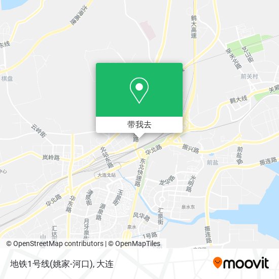 地铁1号线(姚家-河口)地图