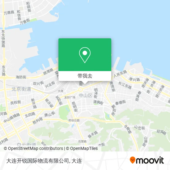 大连开锐国际物流有限公司地图