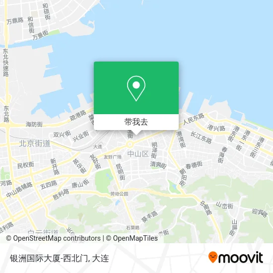 银洲国际大厦-西北门地图