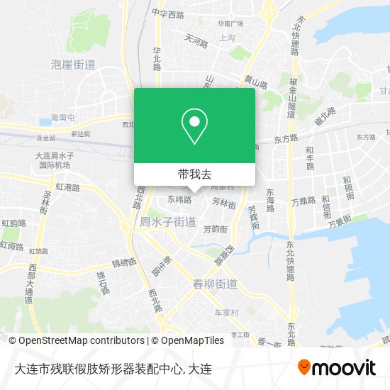 大连市残联假肢矫形器装配中心地图