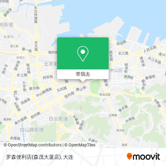 罗森便利店(森茂大厦店)地图