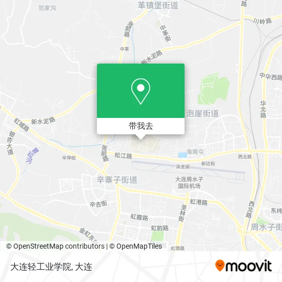 大连轻工业学院地图