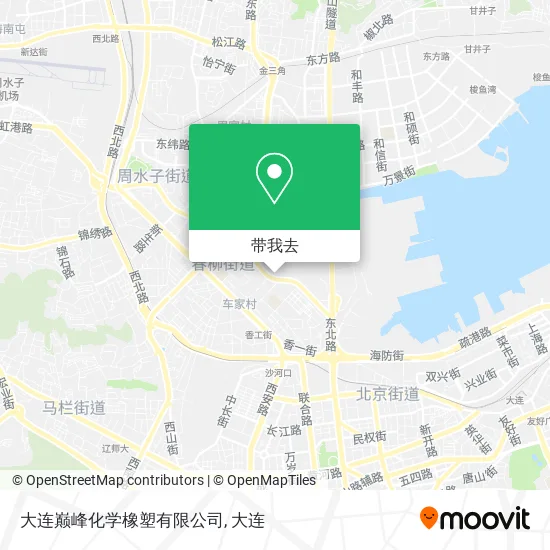 大连巅峰化学橡塑有限公司地图
